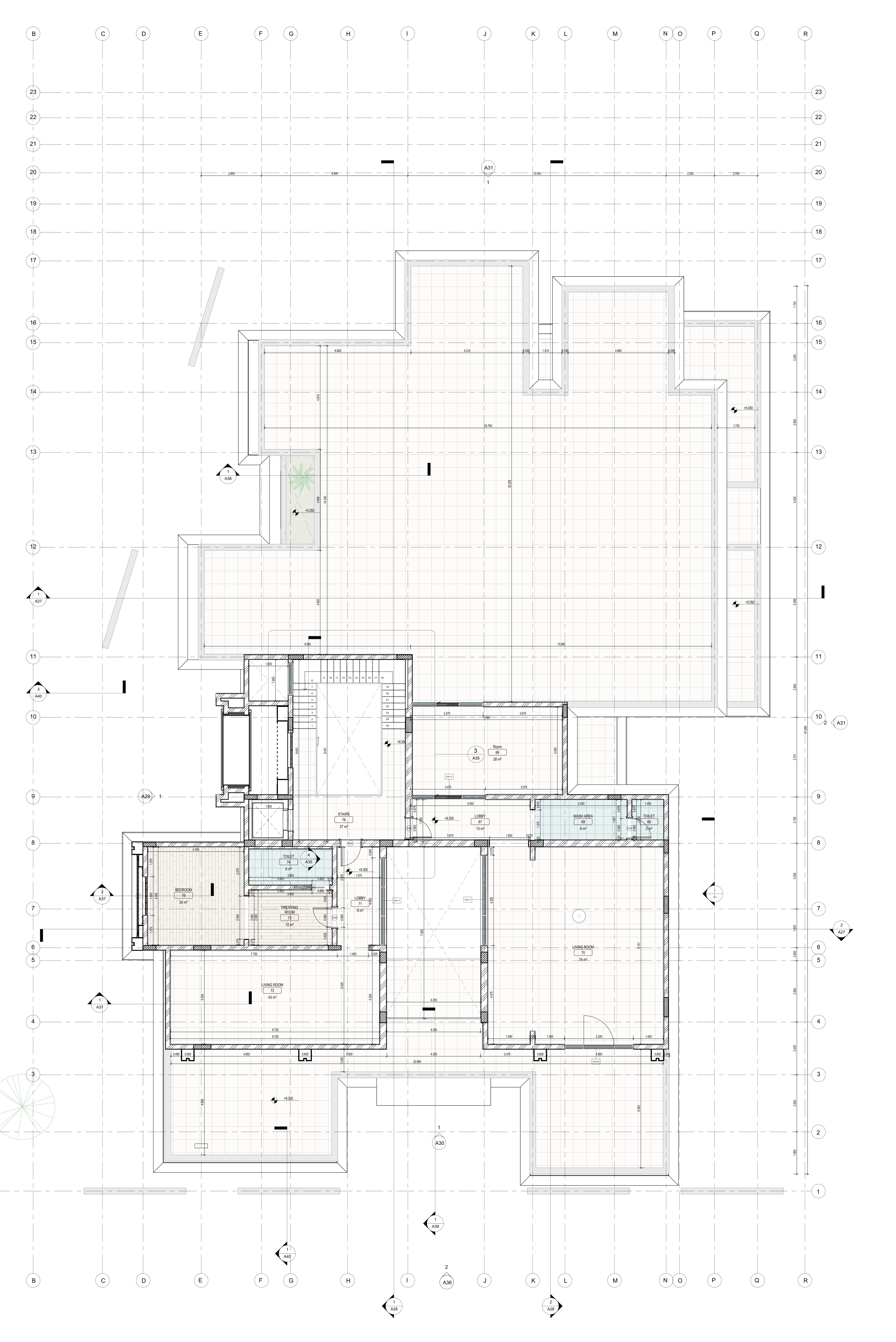 别墅图纸丨沙特阿拉伯吉赞丨PROP & AERMES ARCHITECTS-14