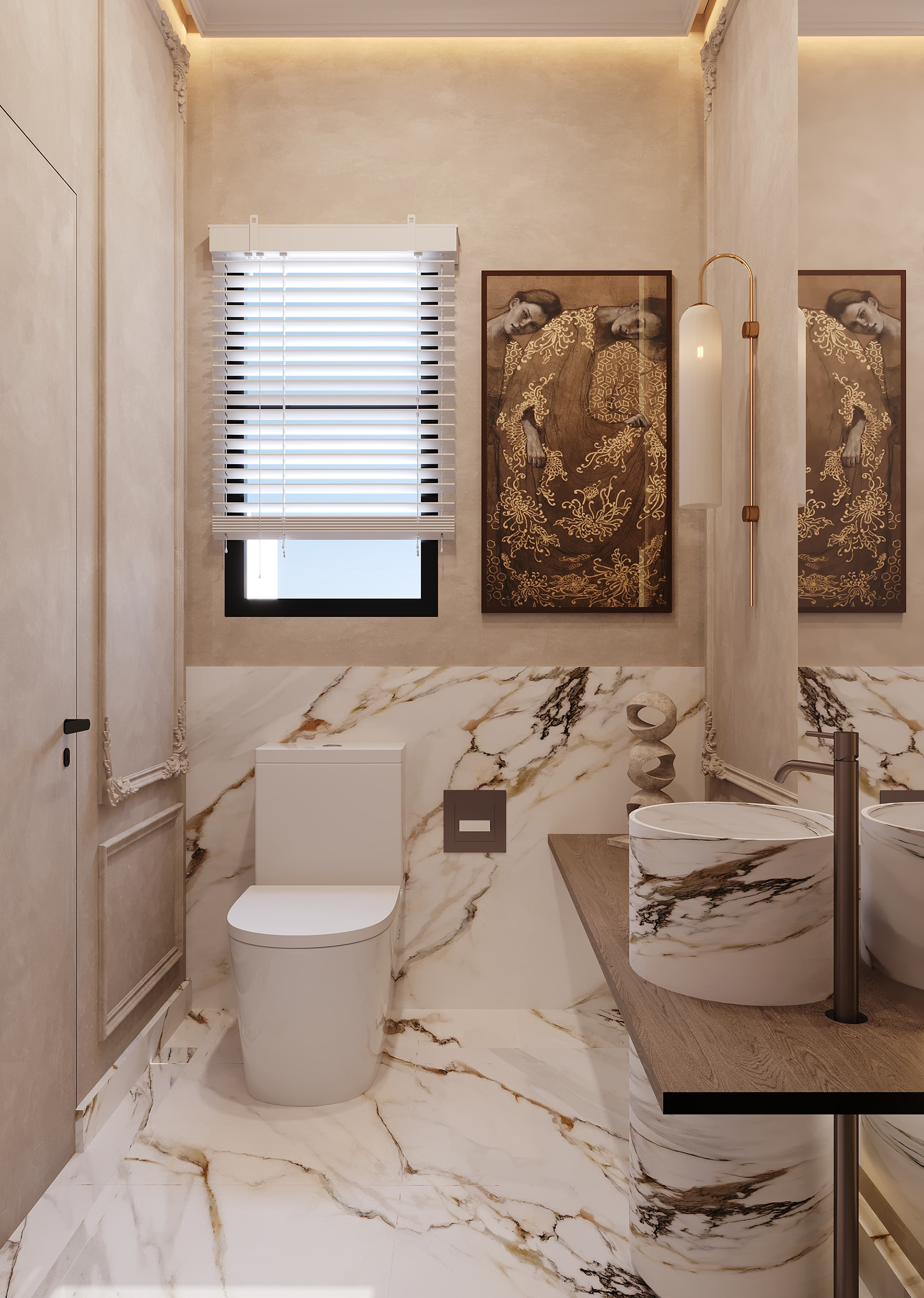 法式风格别墅丨No5 Designs-19