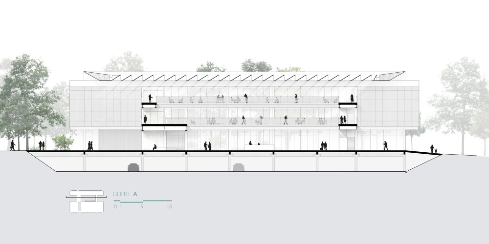 巴西集市科技园区简约设计诠释公共建筑美学-53