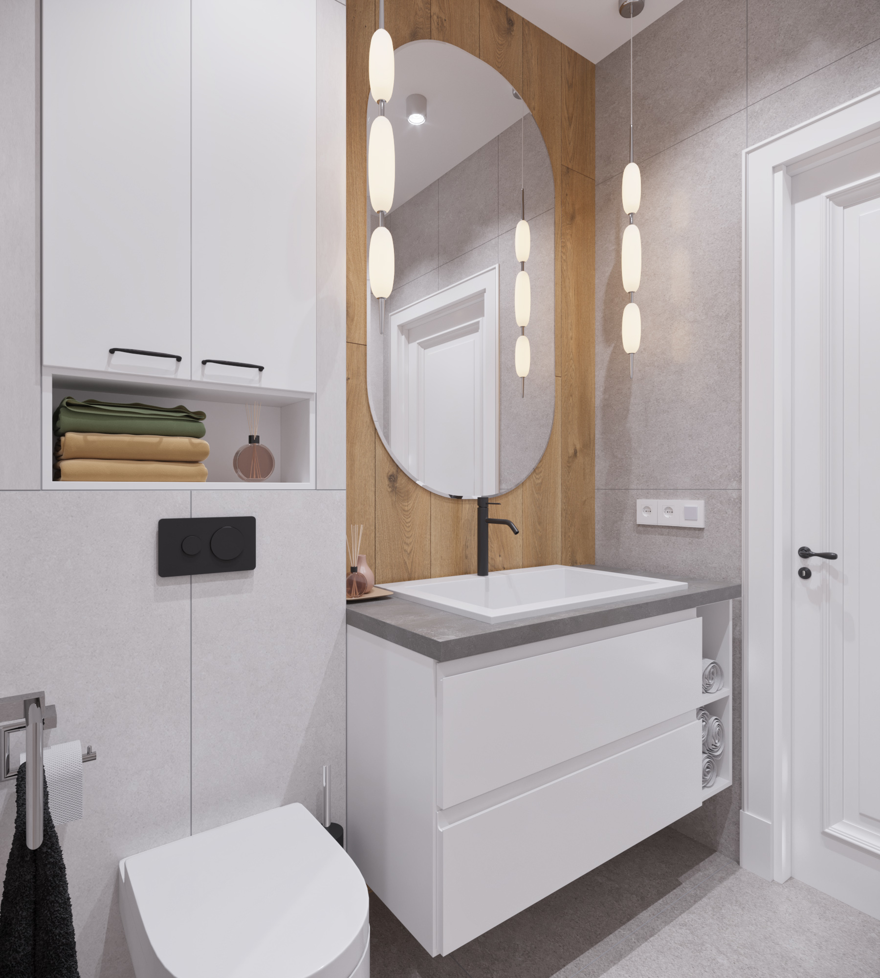 Design apartment with attic 100m2. Tashkent-45