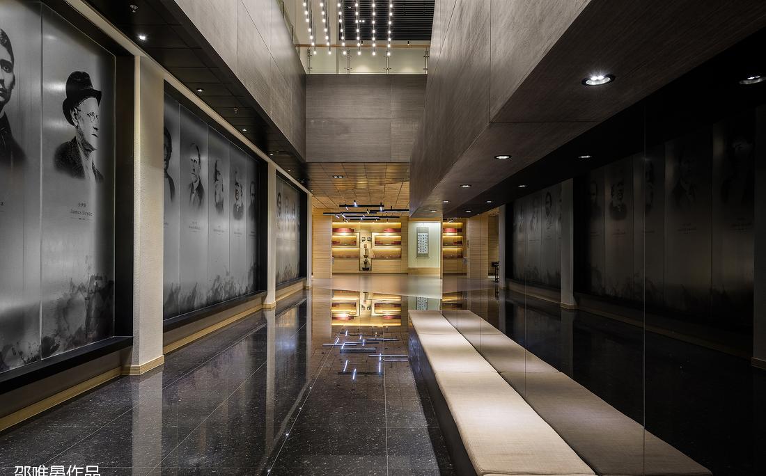 贾平凹文化艺术馆 | 竹工凡木设计研究室的现代艺术空间-3