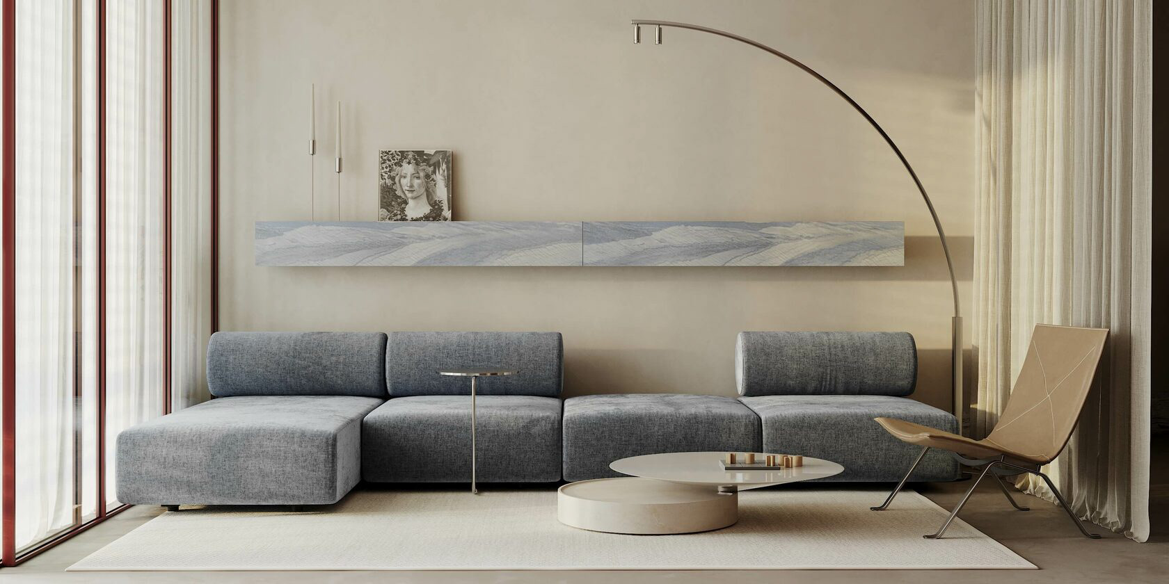 75平 极具质感的小空间设计！-0