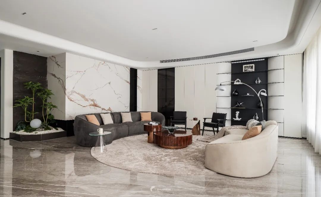 意式极简平层住宅设计丨中国延安丨赵振庭-27