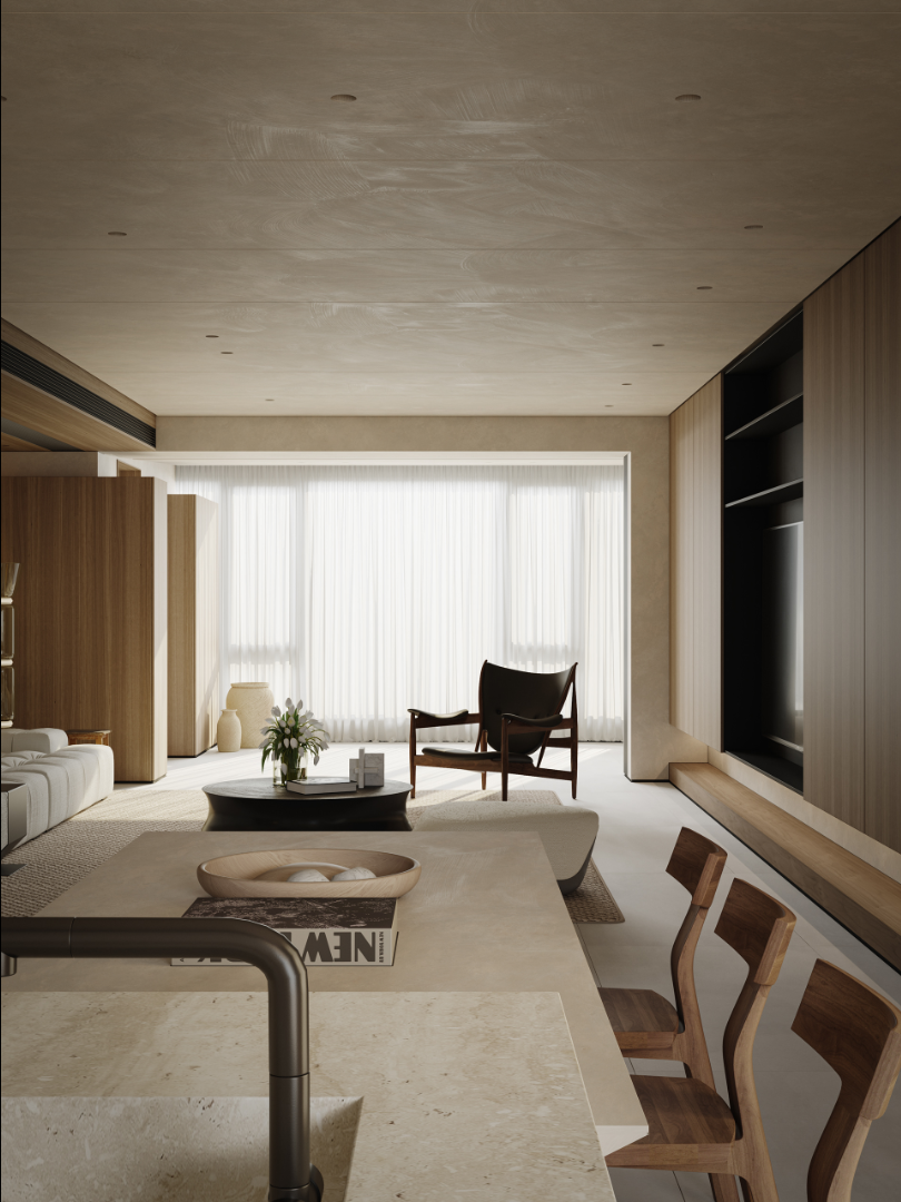 176㎡现代简约松弛感住宅-7