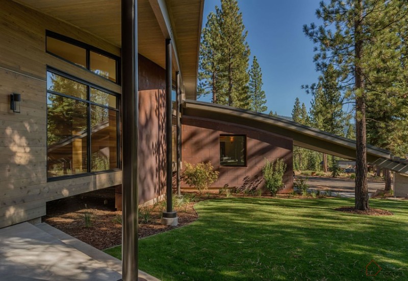 豪华别墅 现代风格加利福尼亚飞行屋设计-12