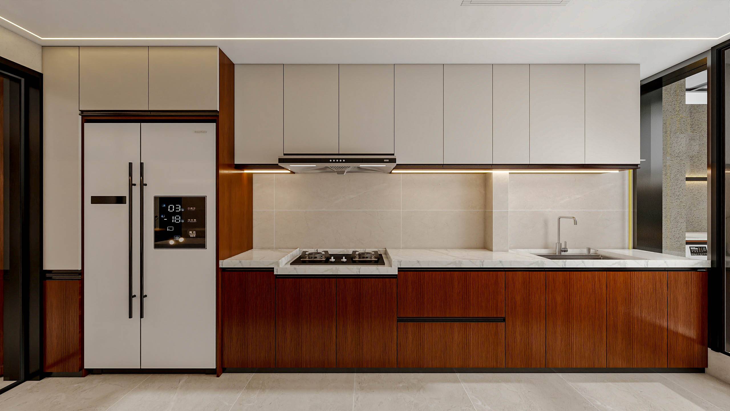 四川成都成都合院（376平方底跃简约中式三居室）-68