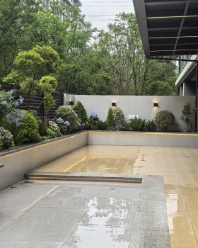 60平米极简风庭院花园设计