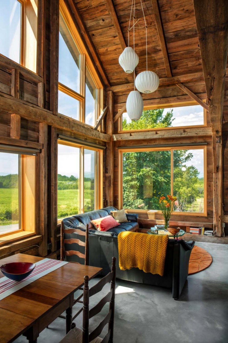 希顿将 18 世纪佛蒙特州农舍翻新为现代家园-7