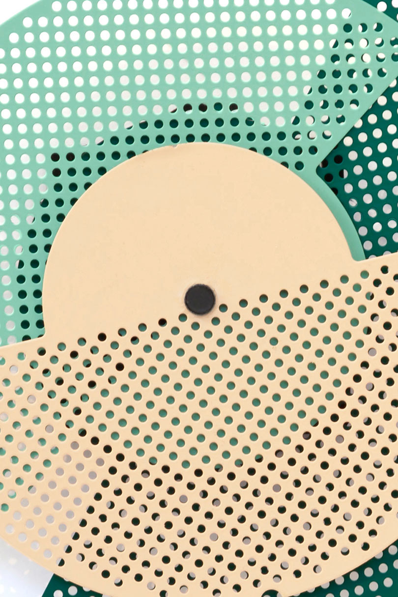 Graphic Time Abstract Clocks by Raw Color for Vij5-4