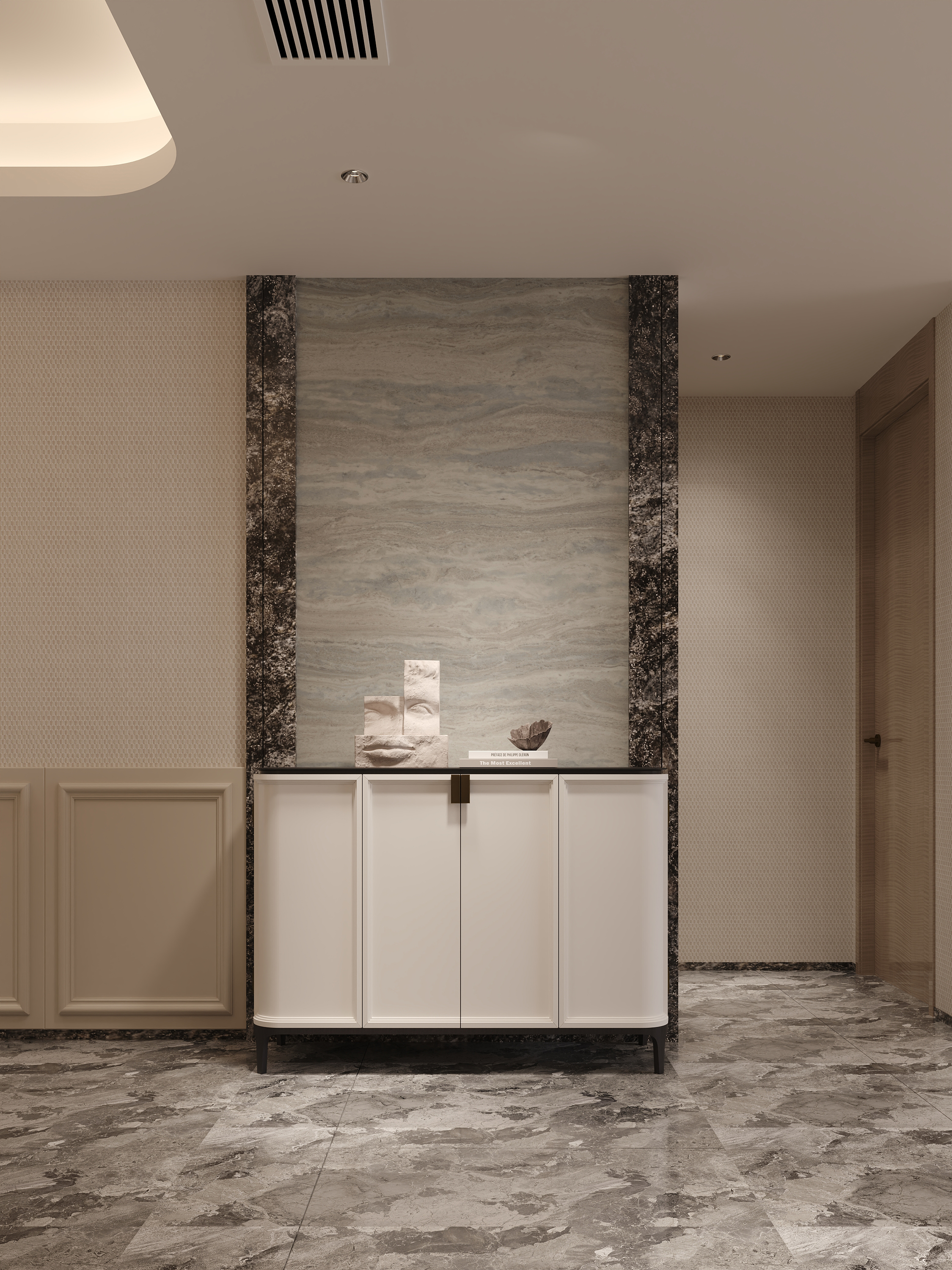 沈阳  雅颂阁145㎡  港式轻奢效果表现-9