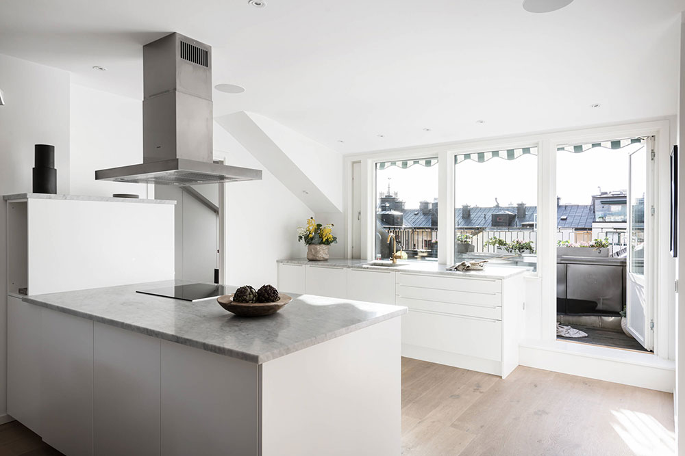 斯德哥尔摩白色豪华阁楼公寓-16