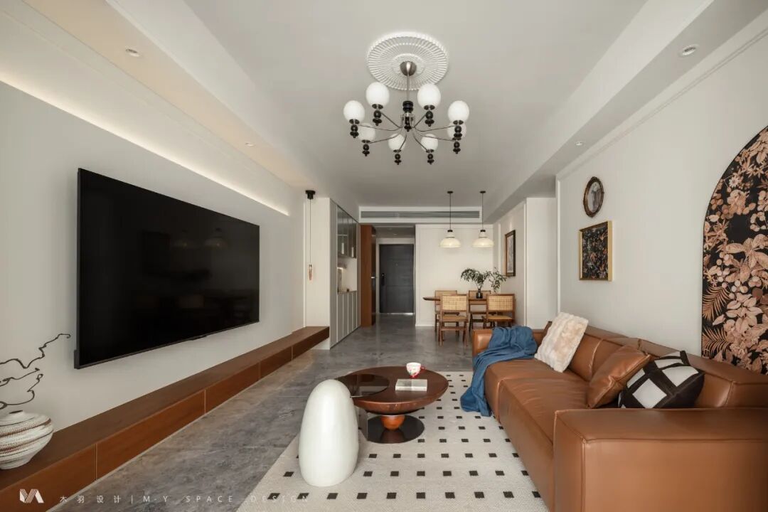 武汉木羽设计|135㎡万科公园，浪漫又复古的中古风，邂逅慢生活里的松弛感-18