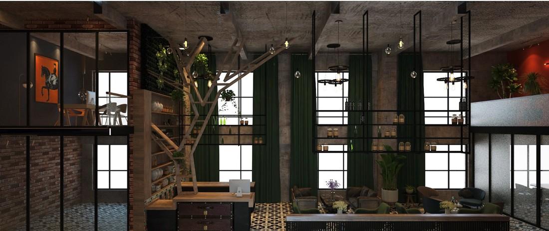 
工业风办公场所 -0