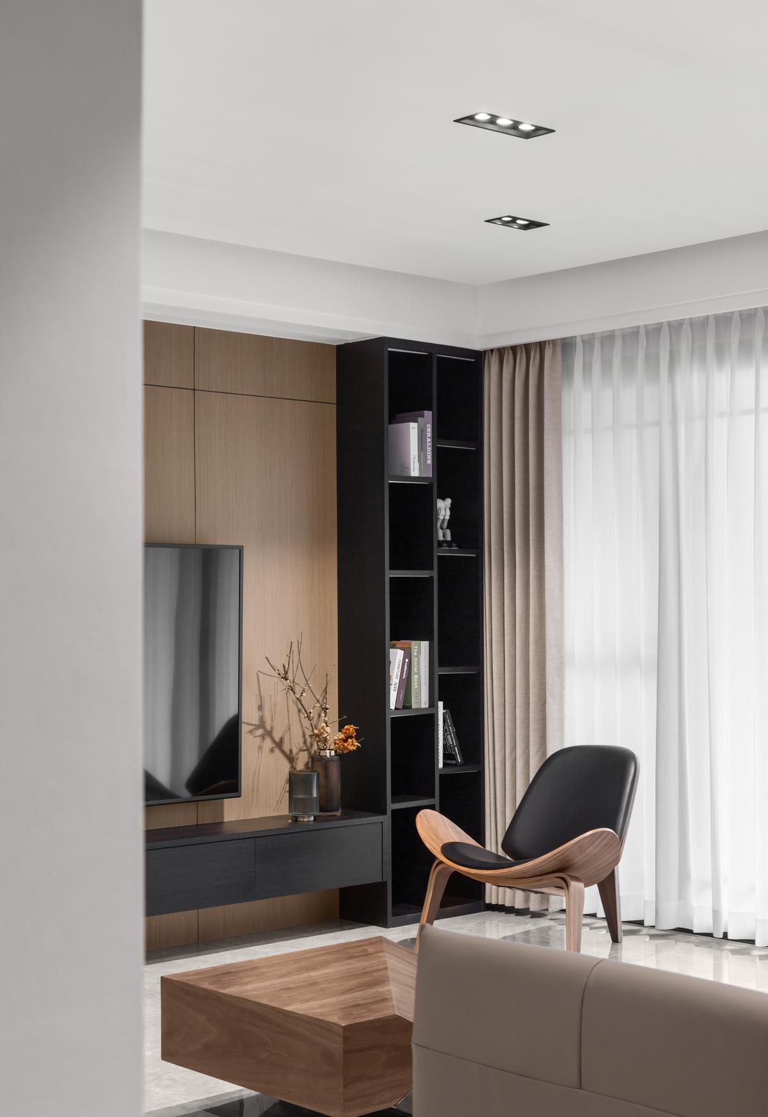 温暖简约空间设计丨六品设计-19