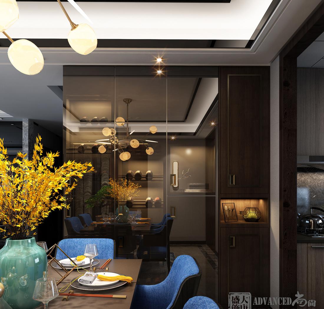 
尚晓明丨云端点墨设计 -180平样板间/水云居 -5