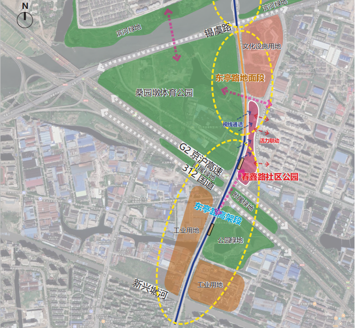 浪漫共享街道:无锡锡山东亭路景观更新设计-67