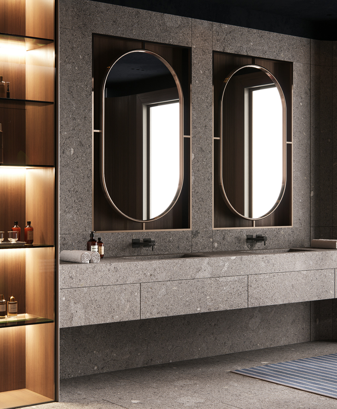 现代简约线条感别墅设计-20