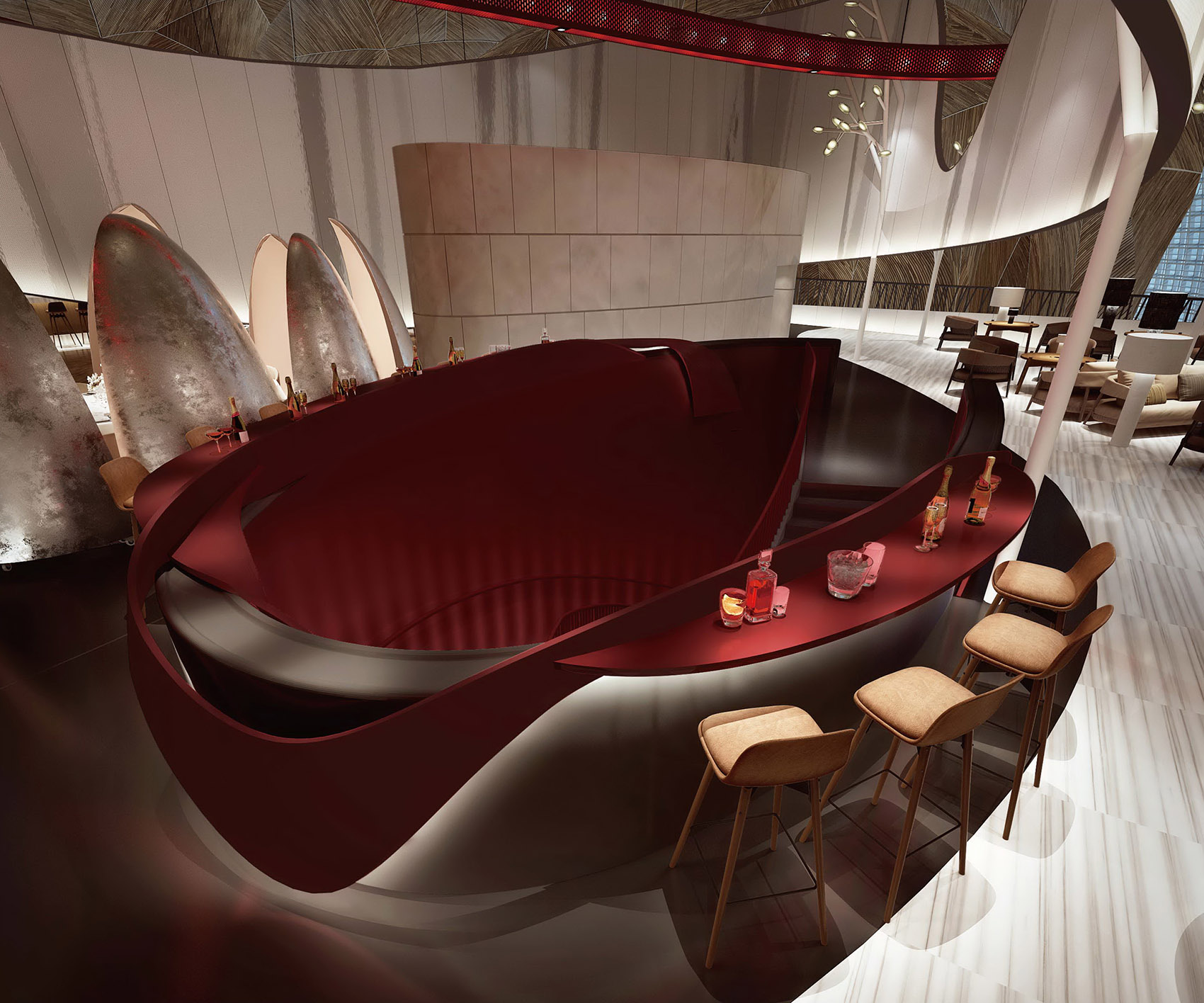 北京国家大剧院西餐厅和多功能宴会厅丨中国北京丨古鲁奇公司-19