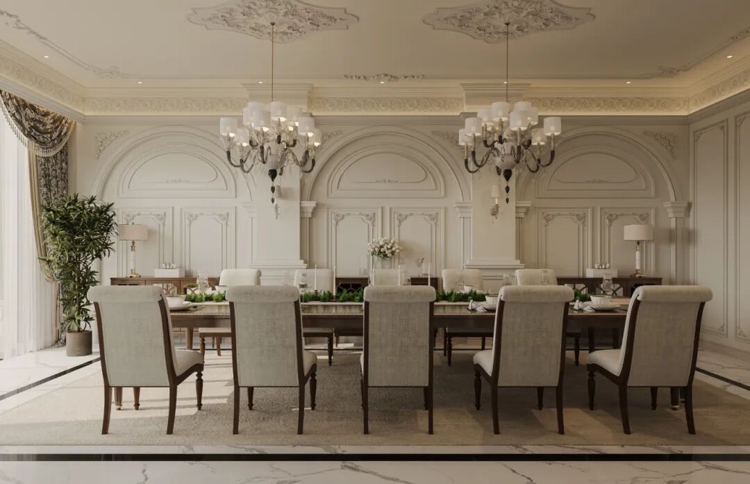 P.W.璞物设计丨多伦多1300㎡独栋别墅，雕花琢韵墅写人生-41