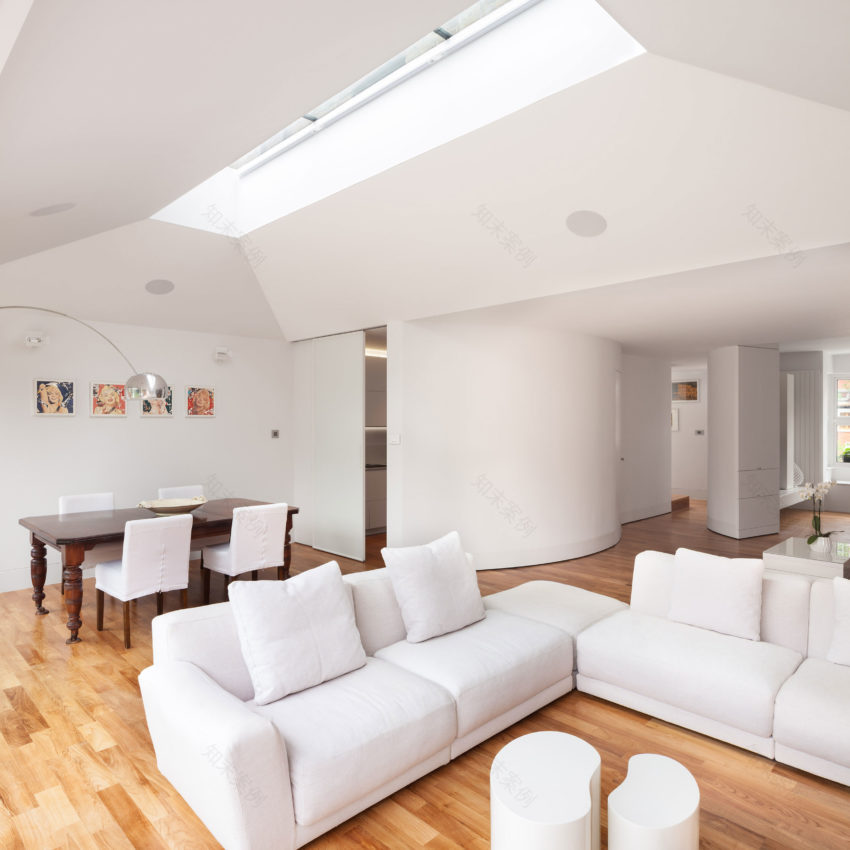 伦敦航海家庭梦幻之家 | 波浪墙与天窗的艺术-14