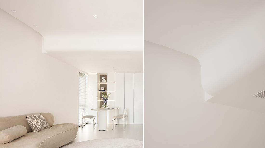 纯白极简空间,106㎡昏暗老房逆袭之路-17