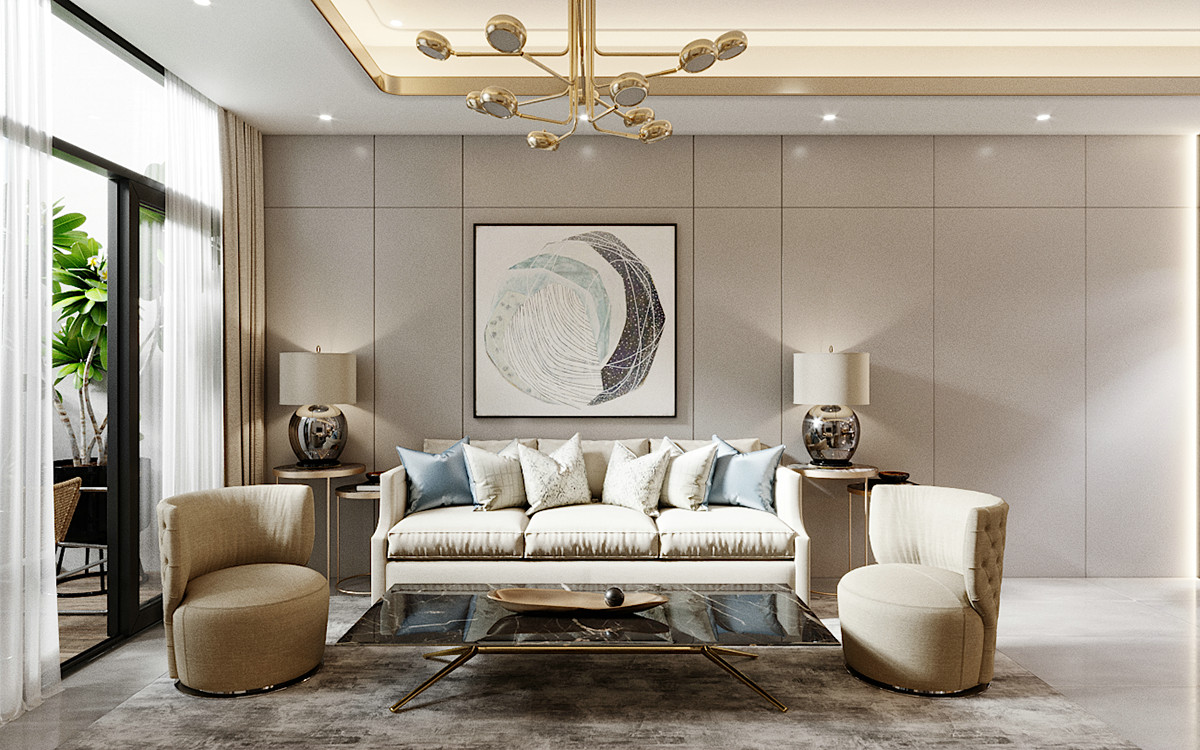 现代轻奢生活空间设计-3