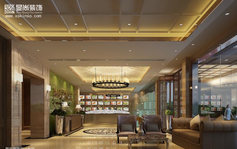 现代新古典奢华海鲜酒楼，品味华丽新风尚-4