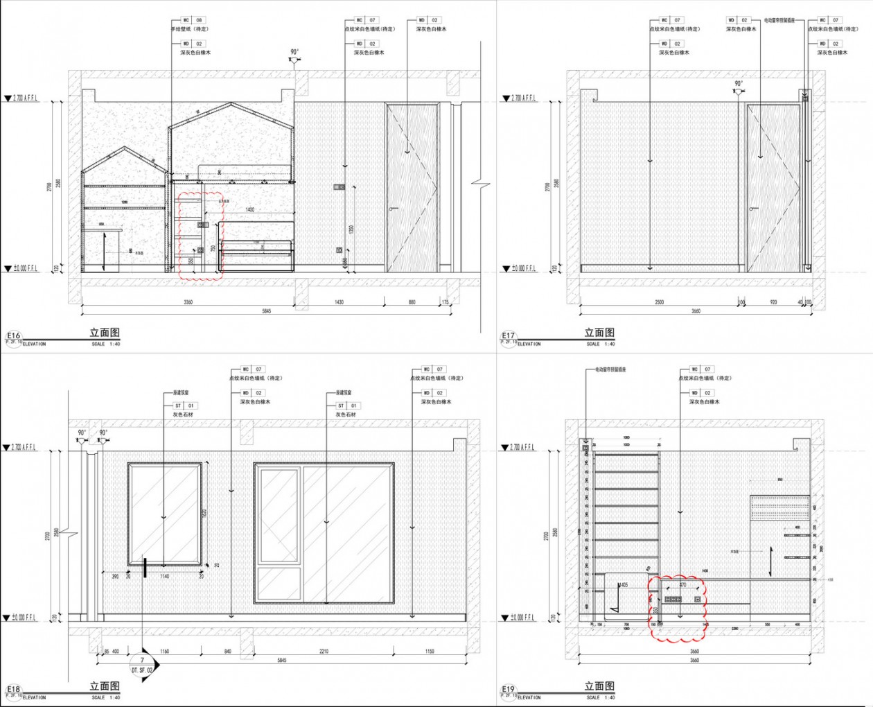 木君建筑设计 · 样板间 · 高级别墅样板房施工图 + 高清实景-28