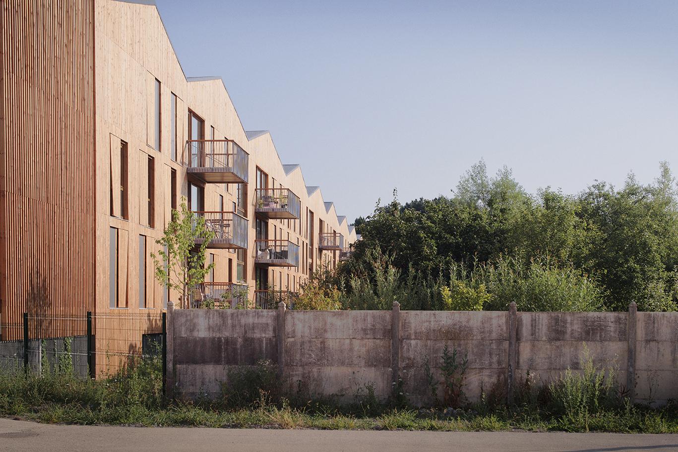 法国 Nantes 市木结构住宅设计丨法国 TANK 工作室-12