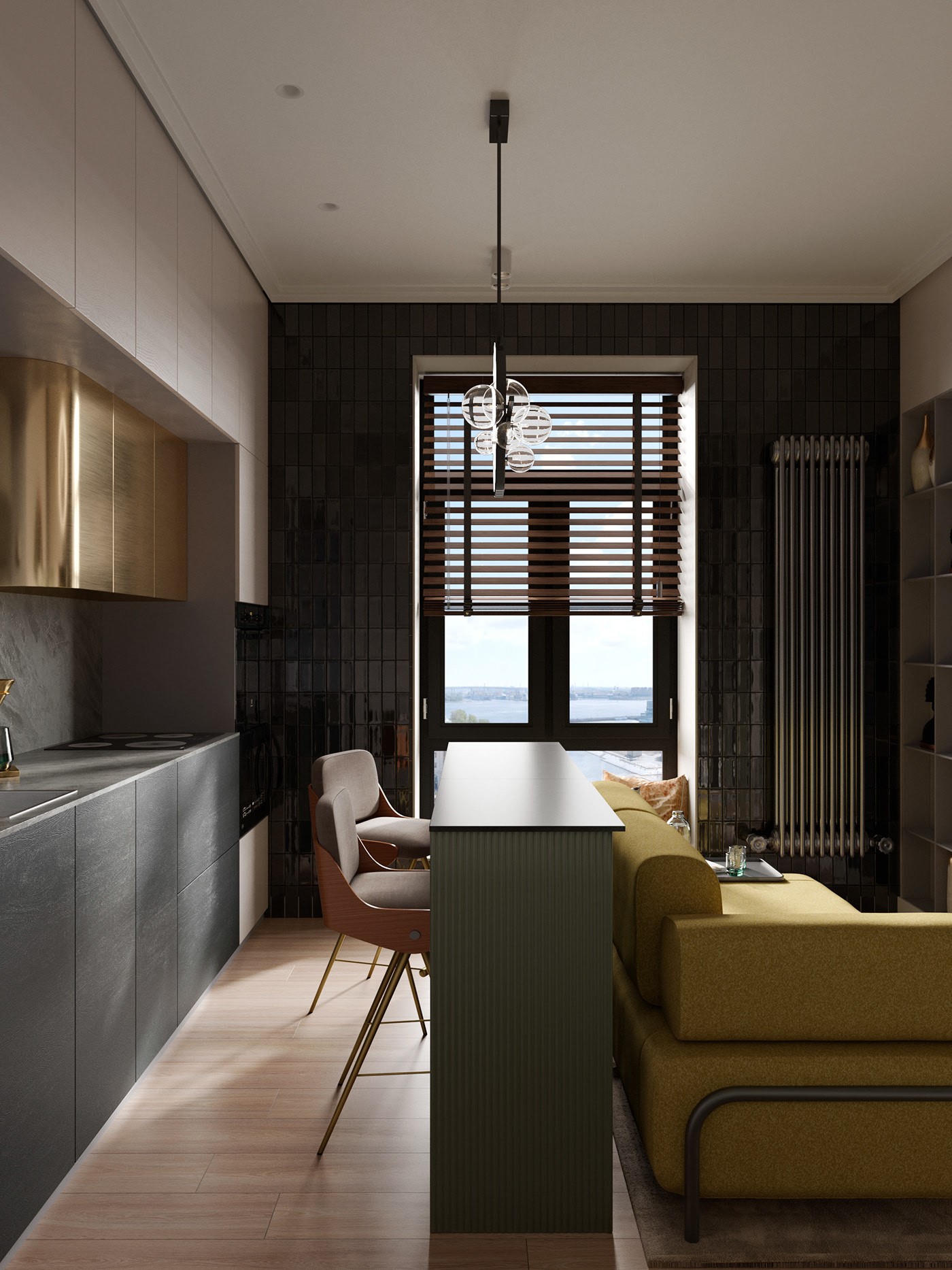 38.5㎡小空间公寓设计 超有质感！-10