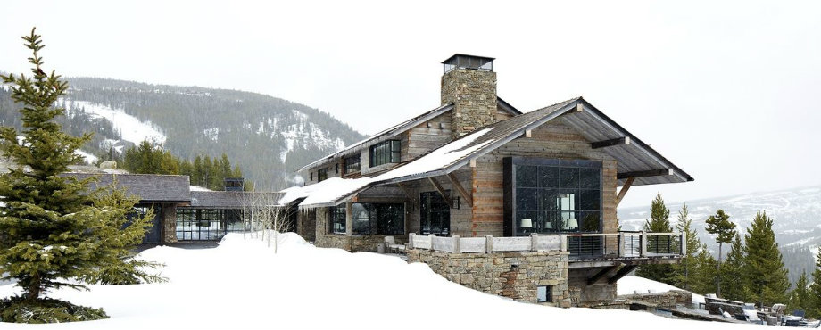 蒙大拿豪华滑雪木屋丨美国-1