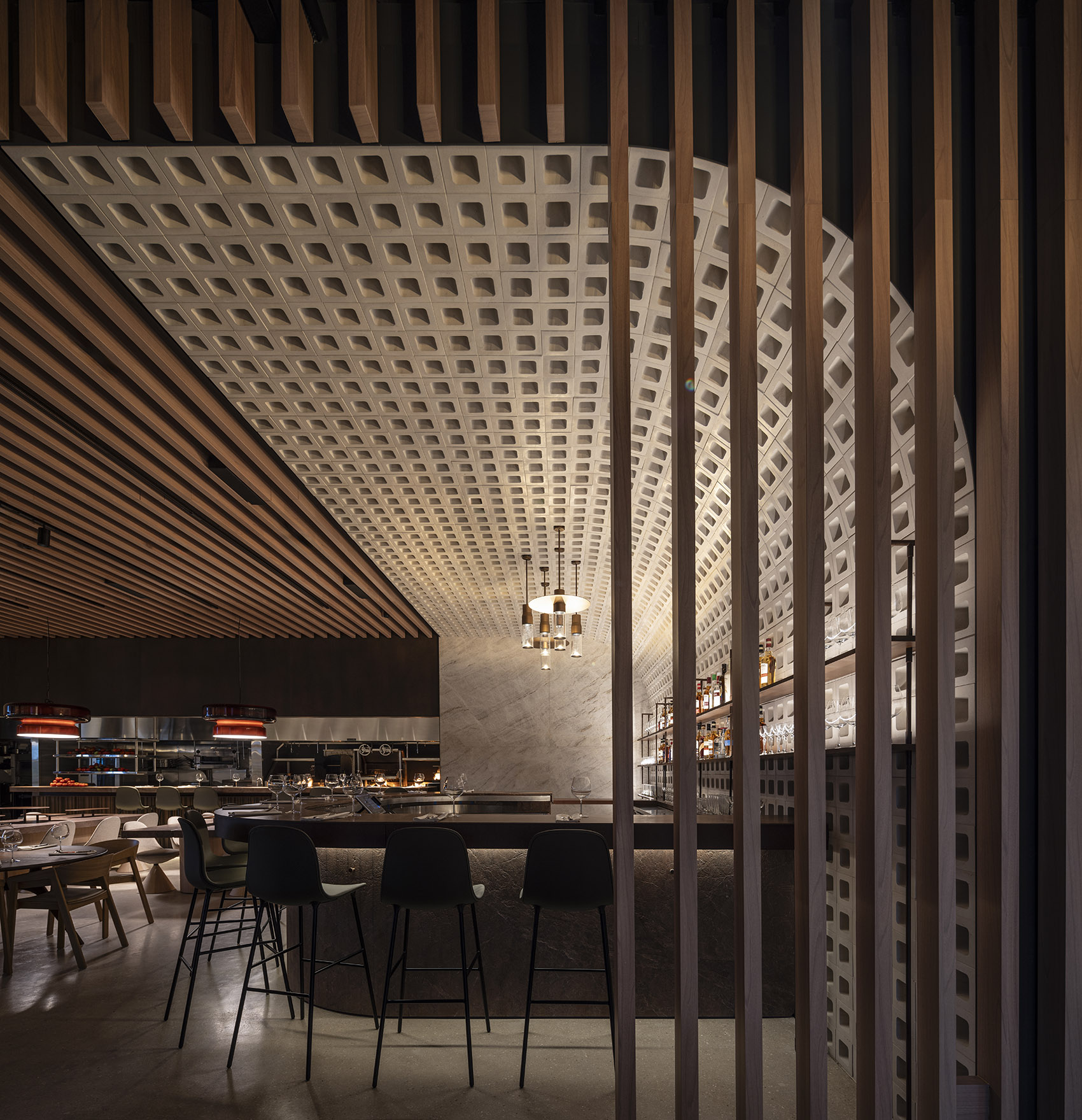 Malka餐厅丨美国丨Kimmel Eshkolot Architects-45