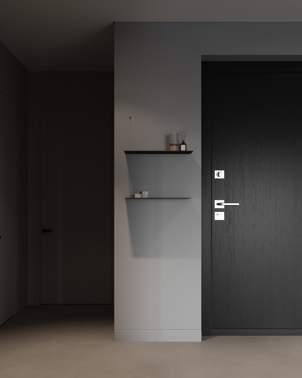 高级灰调 别墅简约空间设计！-9