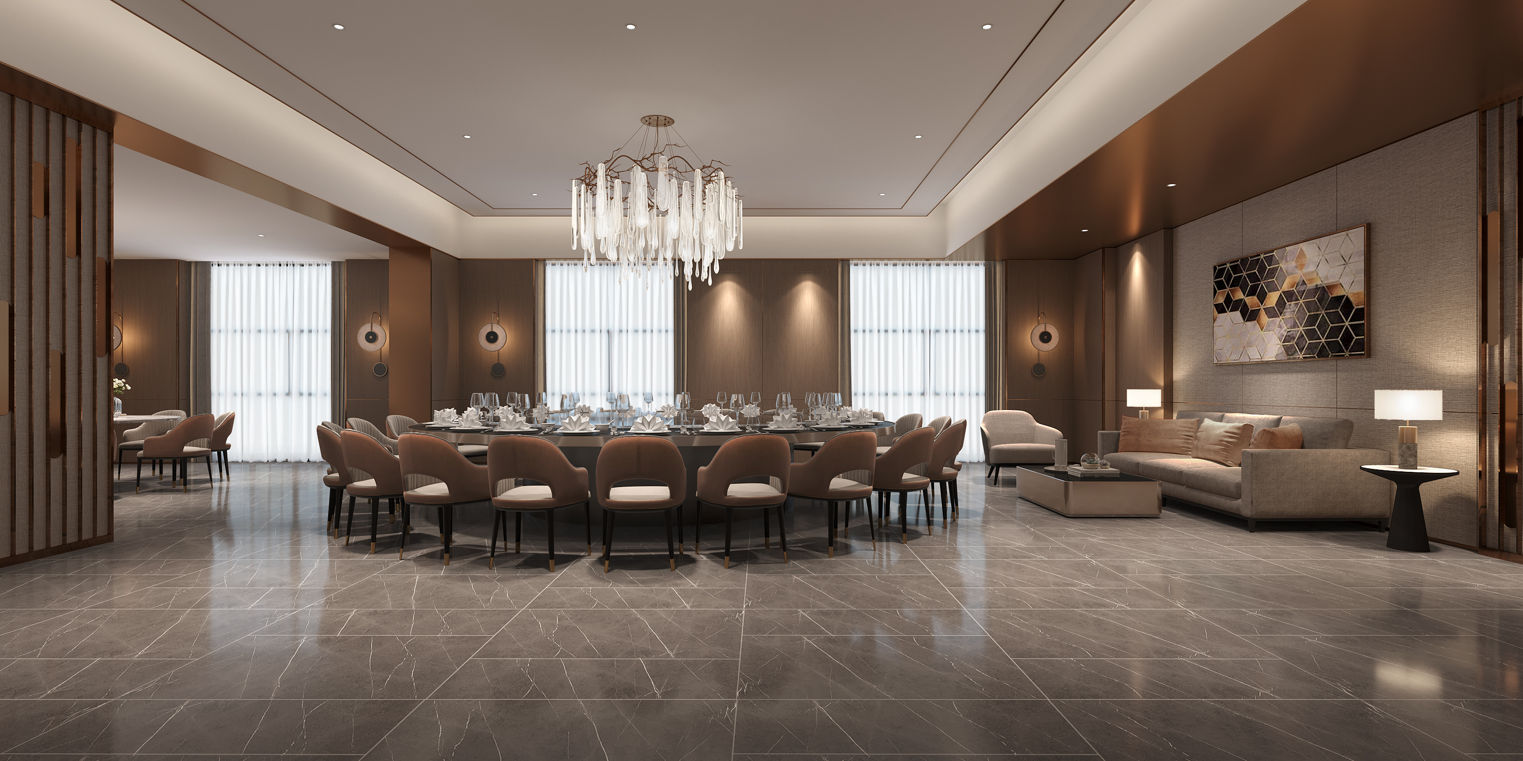 希尔顿逸林酒店会所-7