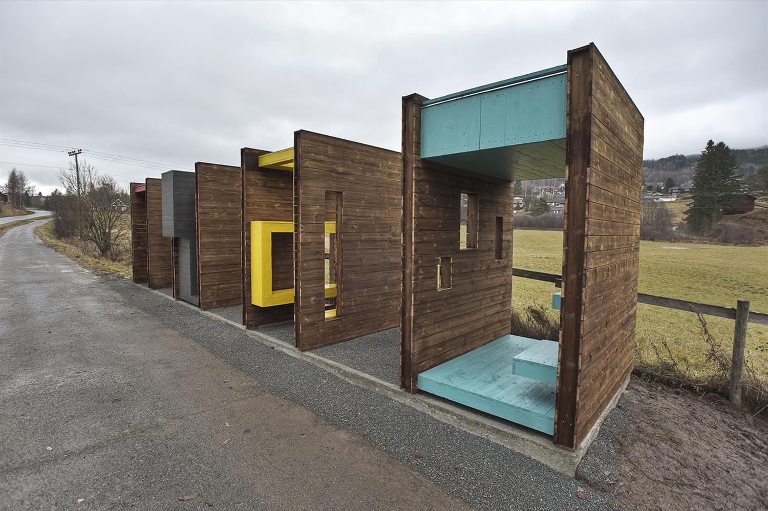 挪威 Barnetraakk 木结构步行道-2