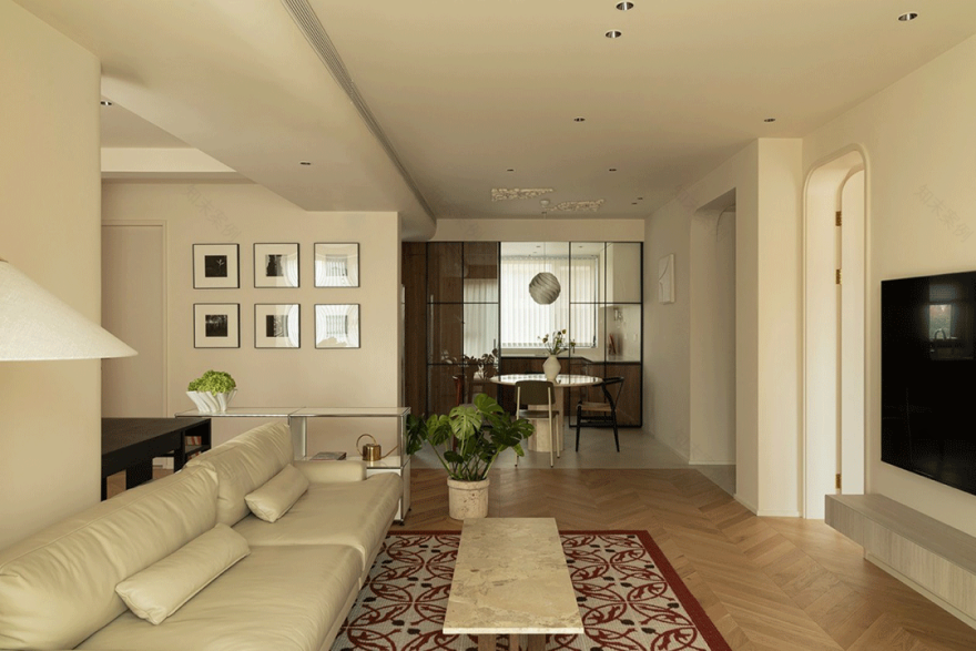 极简中古风私宅设计,享慵懒生活-32