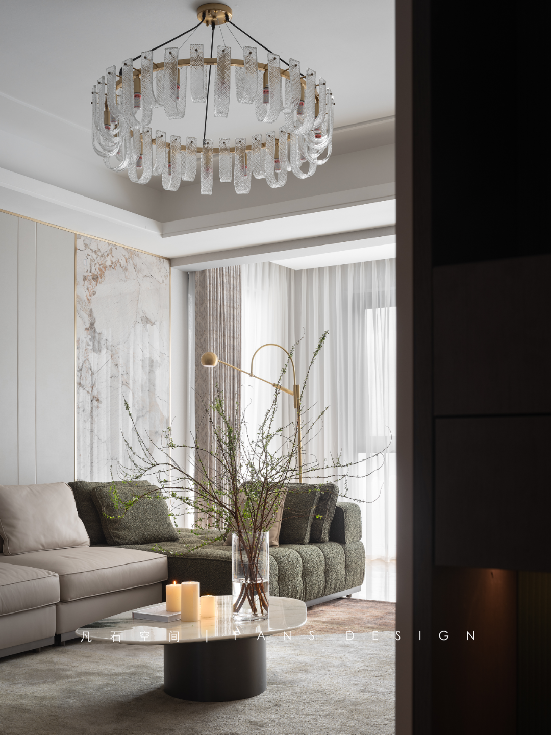 以爱为单位的现代轻奢家居设计丨中国成都丨成都凡石空间设计-19