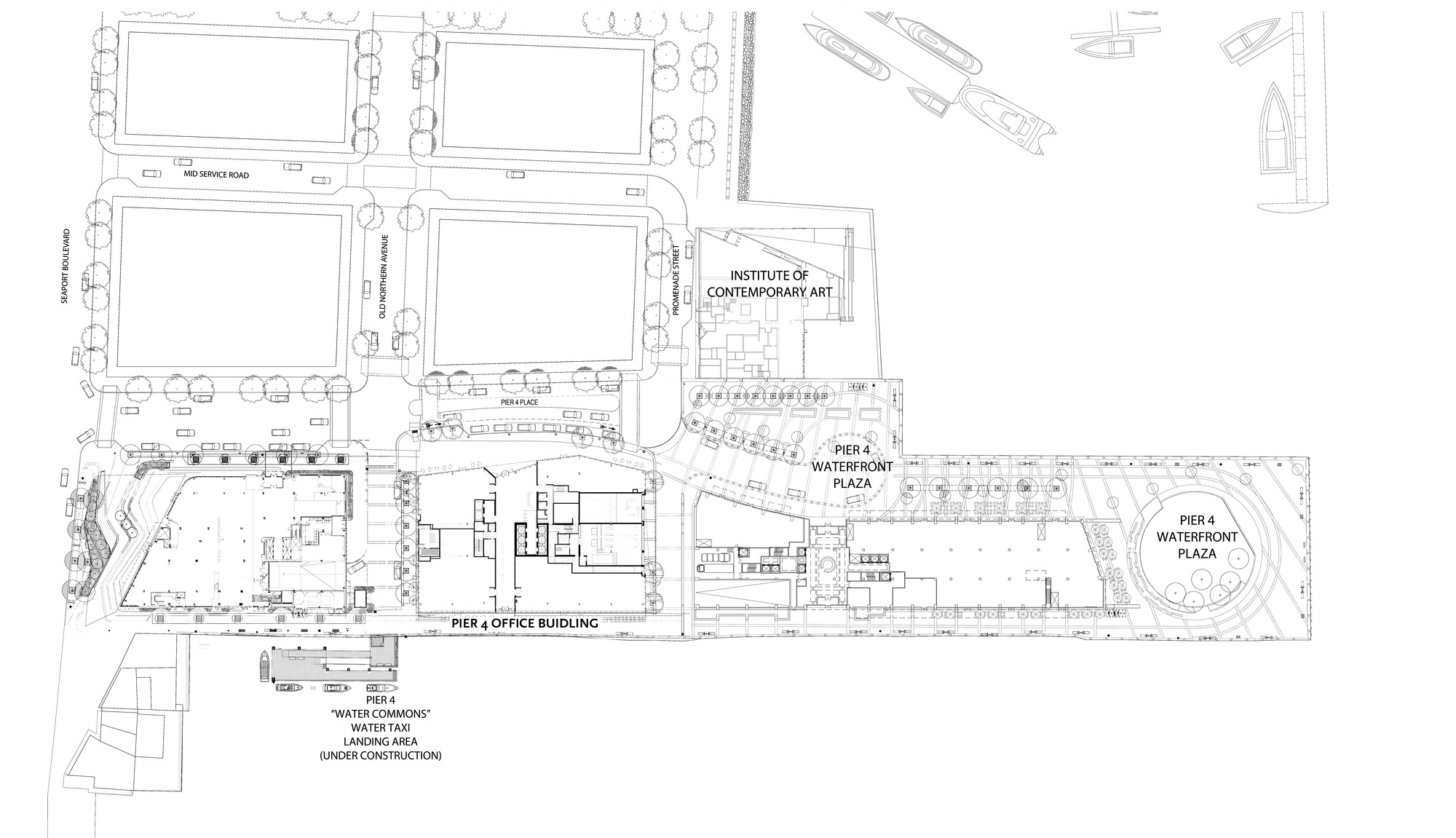 波浪造型立面设计，Seaport District 地标建筑-19