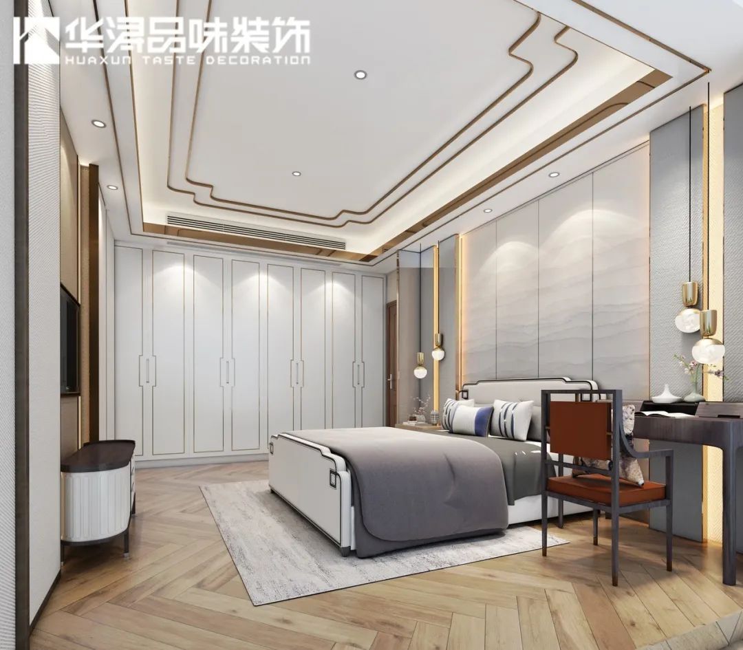 青山绿水间,370m²新中式奢华雅居-63