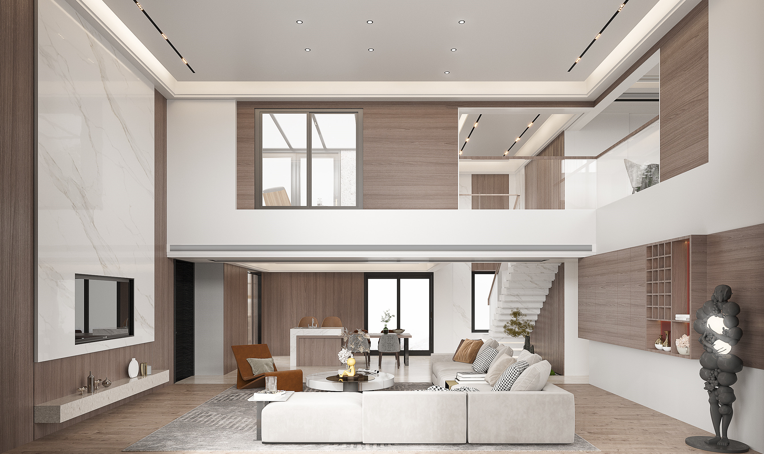 极简奢华 · 回归自然的别墅设计丨星夜设计表现-2