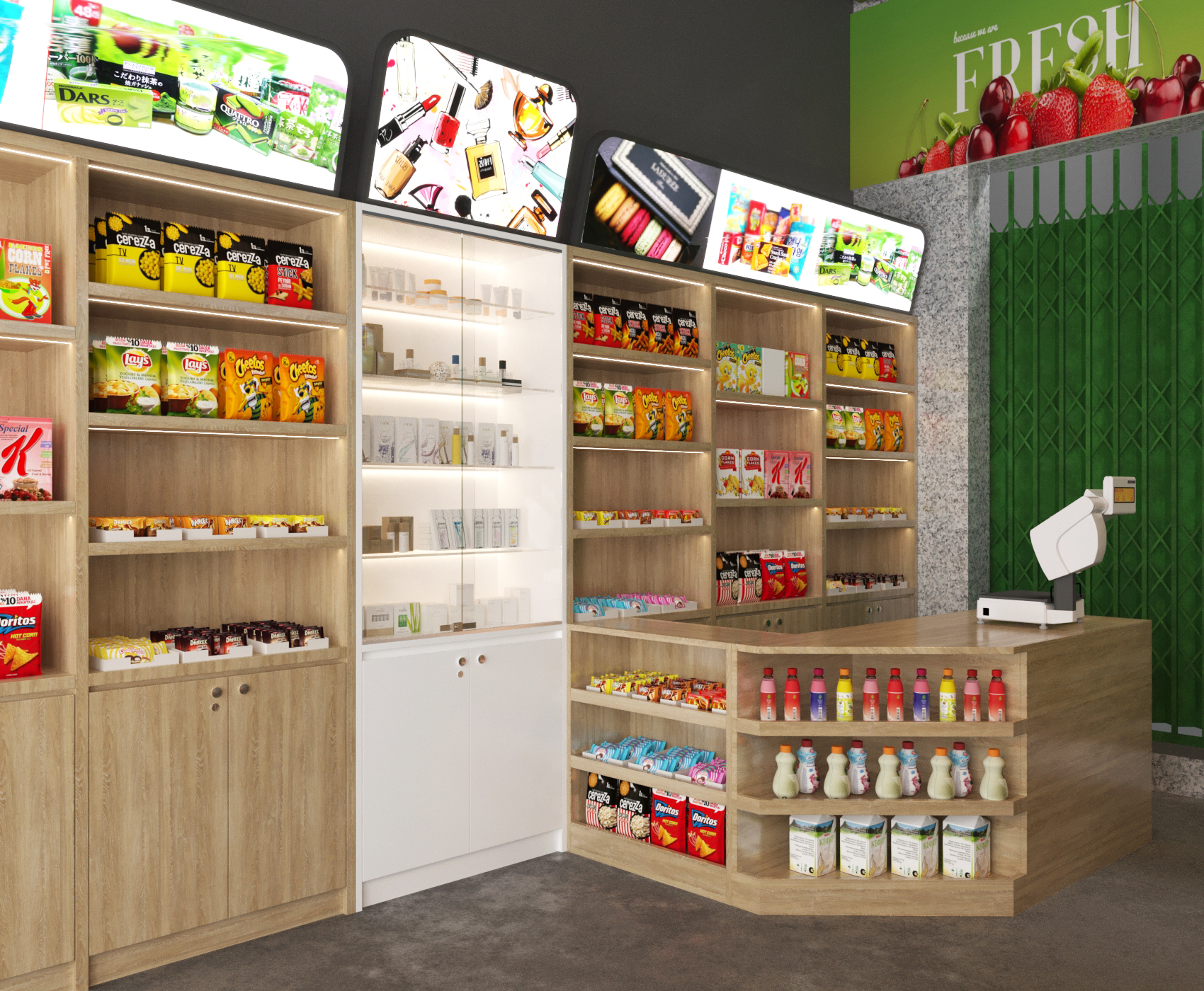 Fruits shop design-3