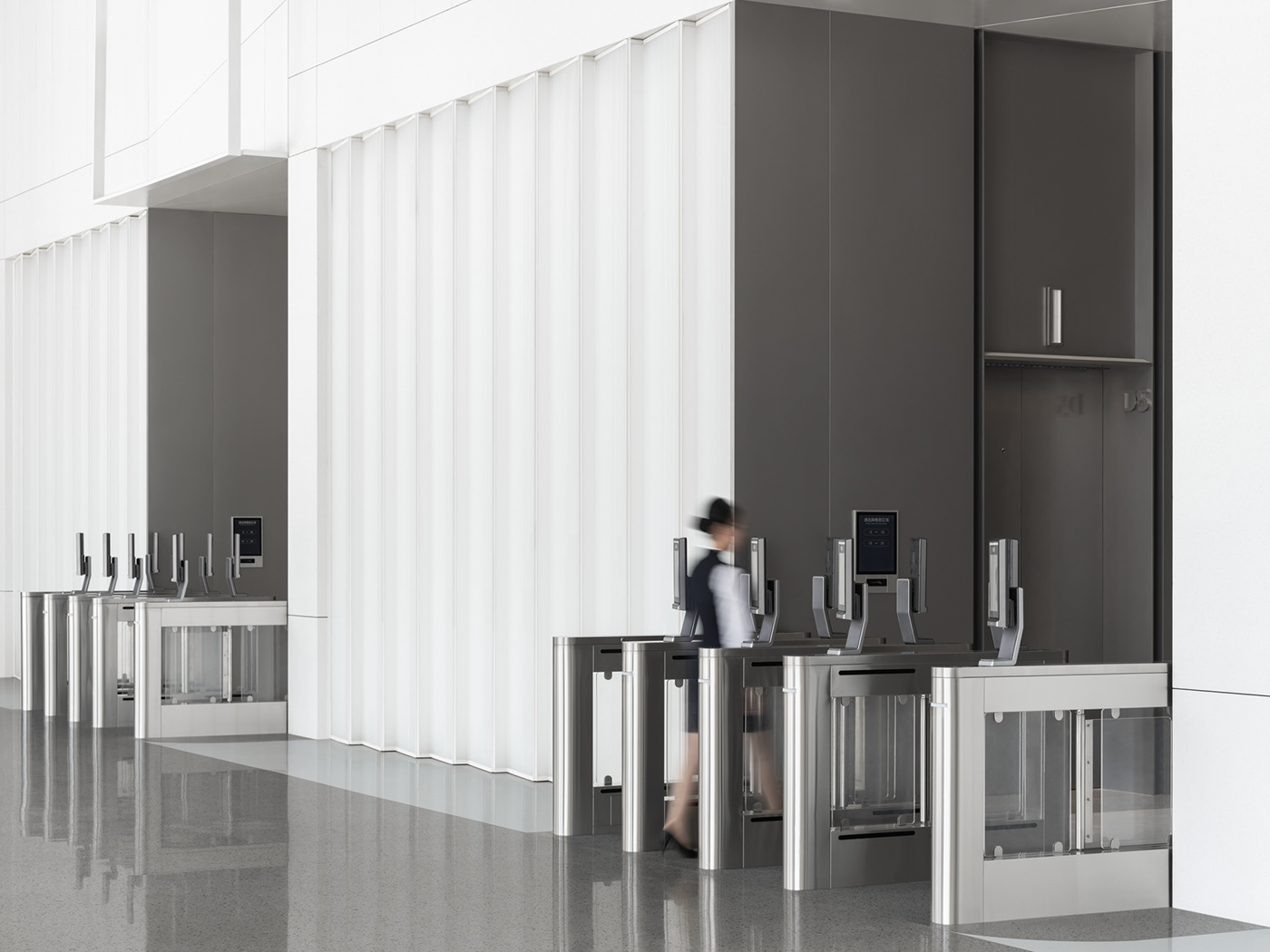 国润城 F1 写字楼大堂丨中国西安丨HONG Designworks-17