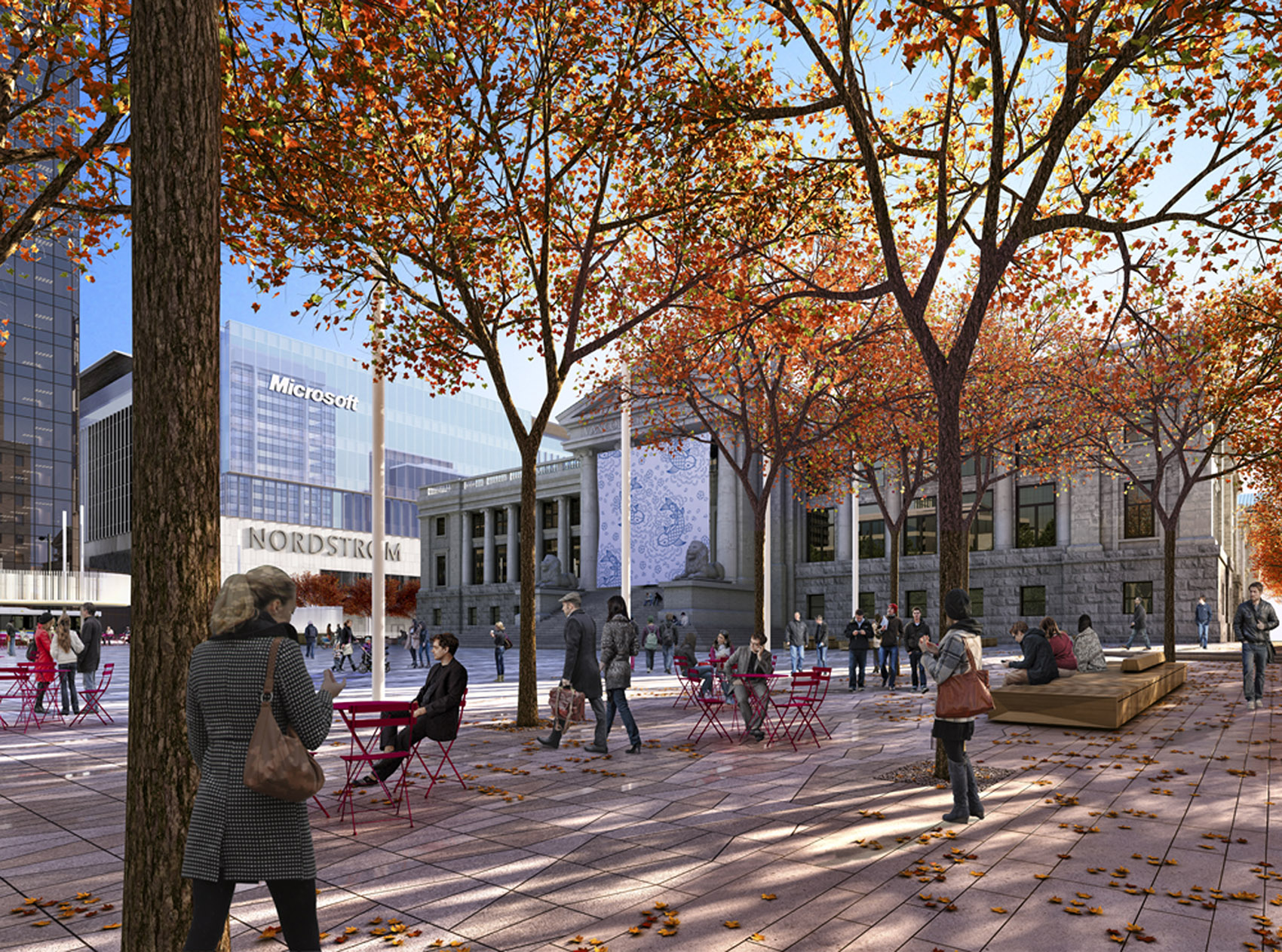 šxʷƛ̓ənəq Xwtl’e7énḵ广场，温哥华 / Hapa Collaborative-55