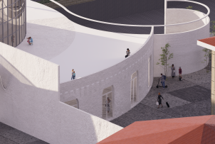 清华美院毕设刷屏！聚焦低空经济，打造eVTOL交通文旅综合体，还拿了全国十佳模型-130