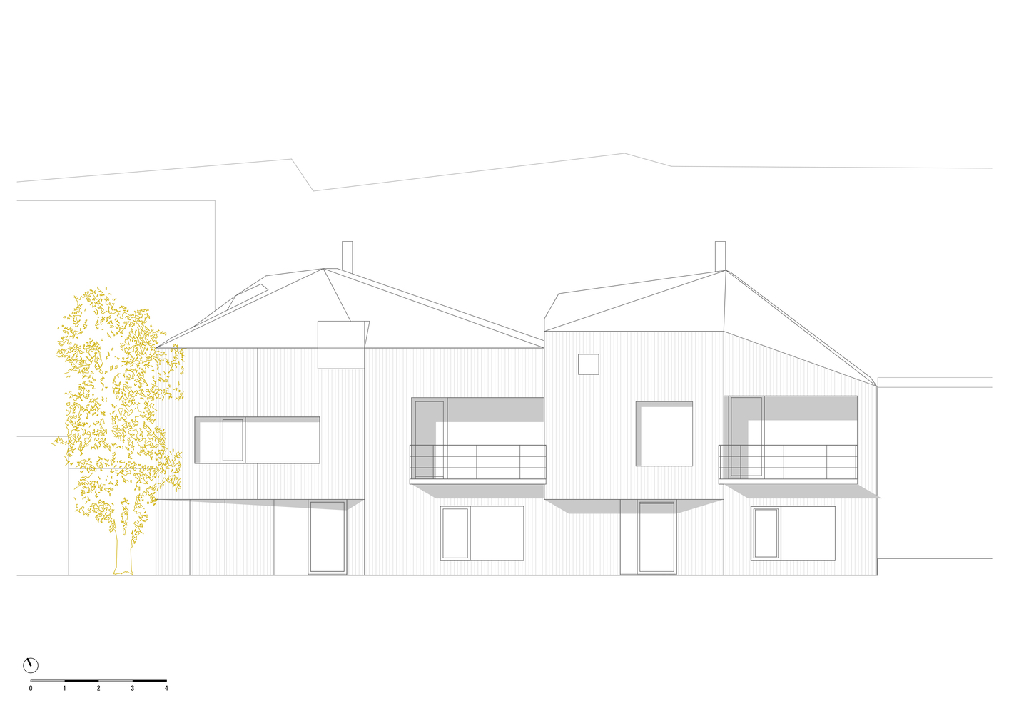 勇气之隙 · Innsbruck 住宅区的创新折叠设计-32