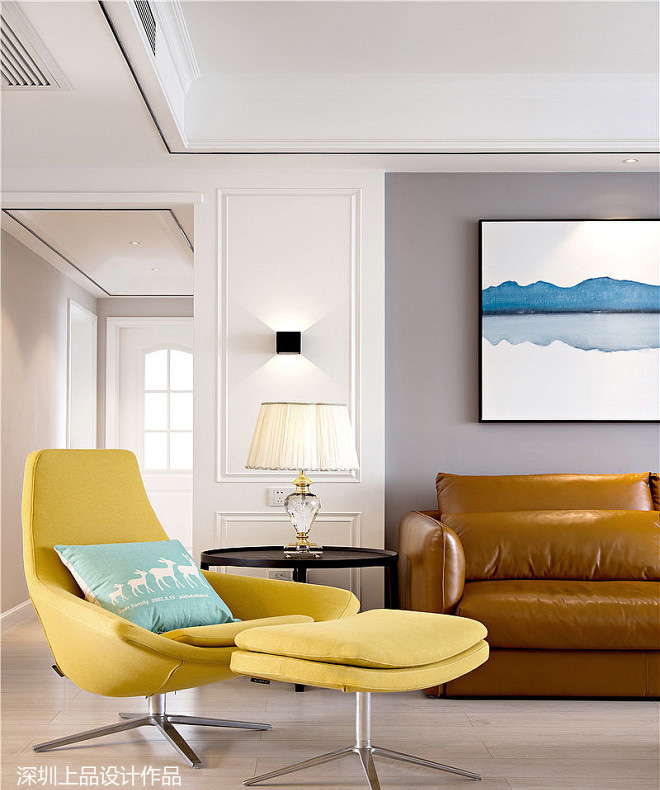 120㎡现代风格住宅  深圳上品设计-3