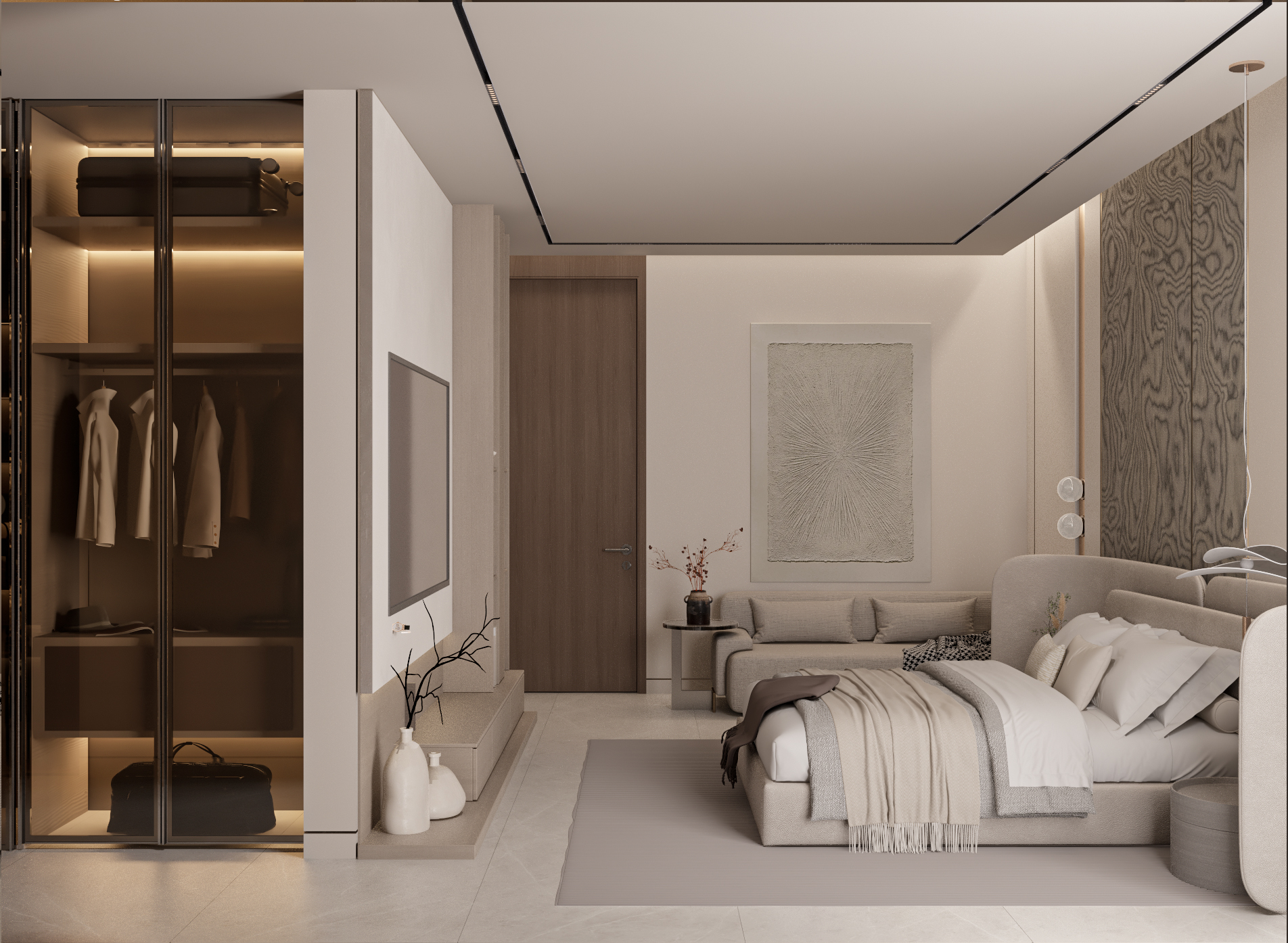 modern master bedroom &toilet-8