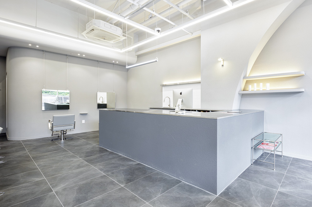 白色极简美容空间设计-5