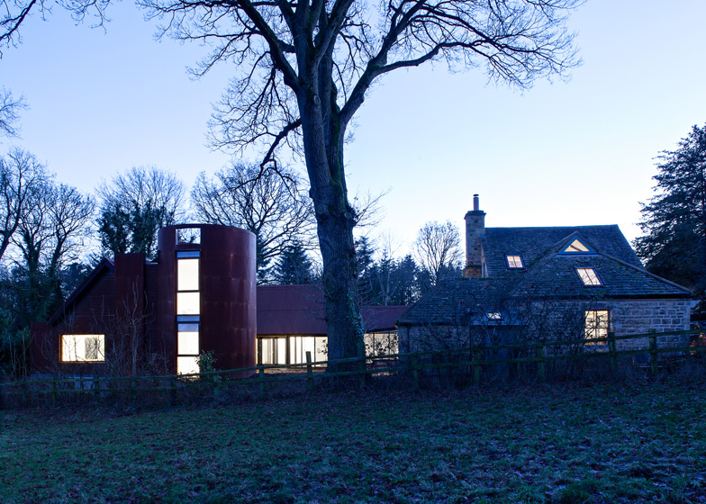 带生锈铁制塔楼的传统乡村别墅扩建丨英国格洛斯特丨Chris Dyson Architects-40