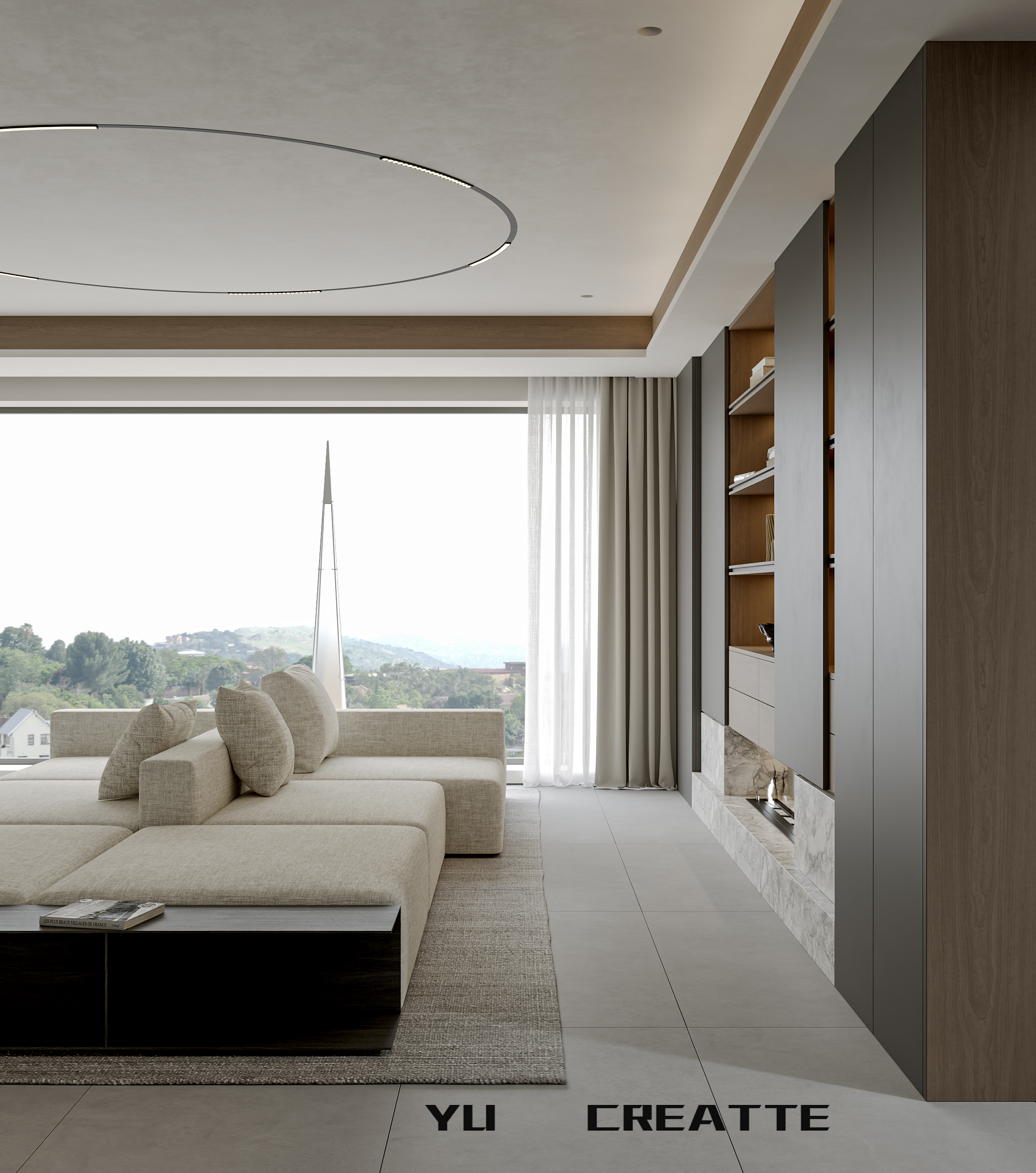 意式极简客餐厅主人房丨近期表现-4